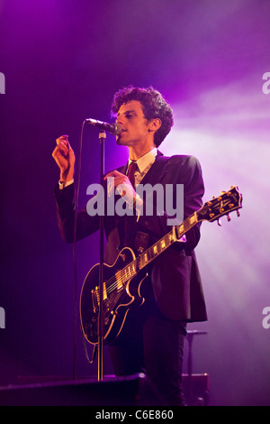 Noah & The Whale, Green man festival 2011 , Glanusk Park ,Crickhowell, Wales, United Kingdom. Stock Photo