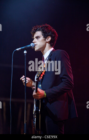 Noah & The Whale, Green man festival 2011 , Glanusk Park ,Crickhowell, Wales, United Kingdom. Stock Photo