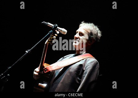 Greek singer George Dalaras performs at the Heineken Music Hall. Amsterdam, Holland - 11.05.10 Stock Photo