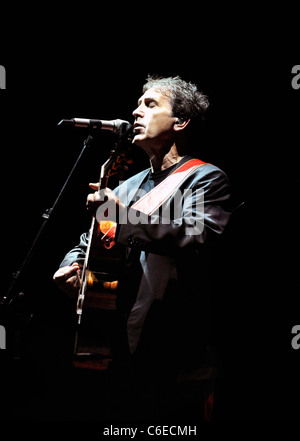 Greek singer George Dalaras performs at the Heineken Music Hall. Amsterdam, Holland - 11.05.10 Stock Photo