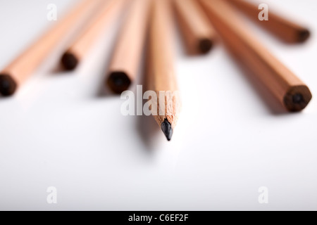 Studio shot of pencils Stock Photo