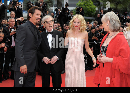 Josh Brolin, Woody Allen, Naomi Watts and Guest 2010 Cannes International Film Festival - Day 4 - 'You Will Meet a Tall Dark Stock Photo