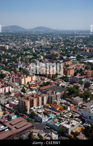 Aerial view of Mexico City Stock Photo