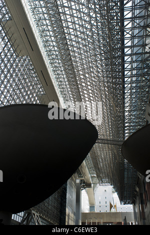 Kyoto Station, Japan (Architect: Hiroshi Hara) Stock Photo