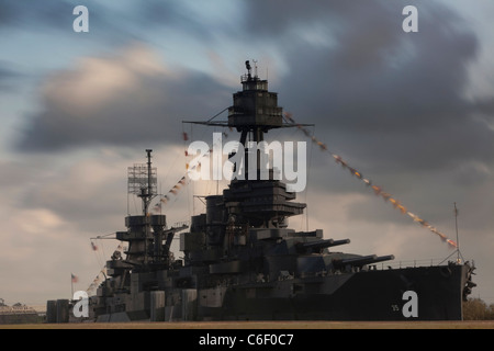 Battleship USS Texas Stock Photo - Alamy