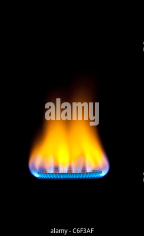 Natural Gas Flame Stock Photo