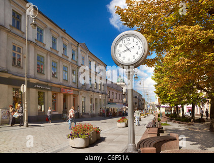 Kielce, main street at the Old Town, Poland Stock Photo