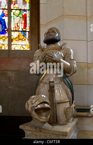 Statue in der Schlosskirche zu Wittenberg; sculpture in the Castle Church of Wittenberg Stock Photo