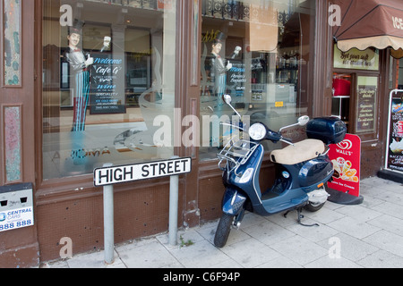 Coffee bar off Margate Sea Front, Kent, UK Stock Photo