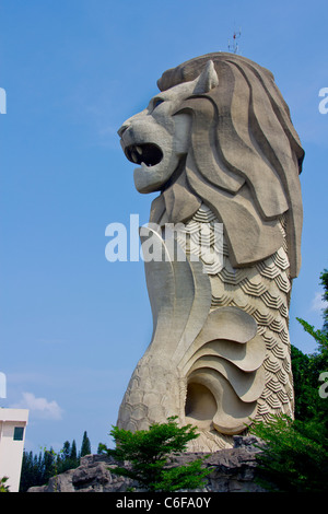 Singapore icon, The Merlion Stock Photo