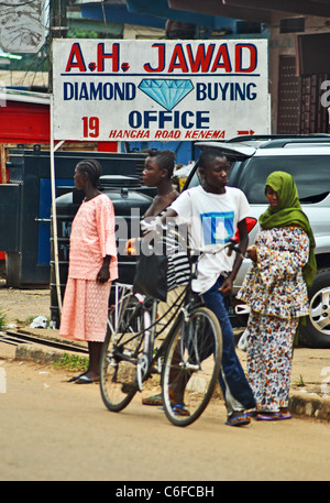 Diamond exporter in Kenema, Sierra Leone