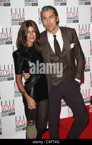 George Lamb and Karima Adebibe The ELLE Style Awards 2010 at the Grand Connaught Rooms - Arrivals London, England - 22.02.10 Stock Photo