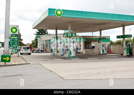 BP gas filling station. Stock Photo