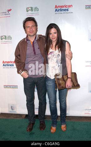 Stephen Lord and Elaine Cassidy 5th Annual 'Oscar Wilde: Honoring The Irish In Film' gala held at the Wilshire Ebell Theatre - Stock Photo