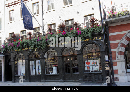 Window and frontage of Berry Brothers and Rudd, St James's St, London ...