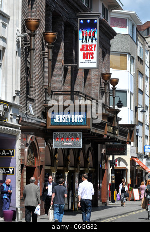 Prince Edward Theatre, Old Compton Street, Soho, London, Britain, UK Stock Photo