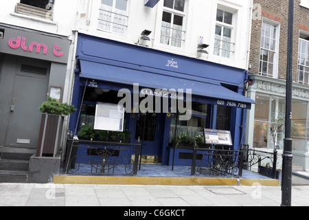 Elana's L'Etoile restaurant in Charlotte Street, London. Stock Photo