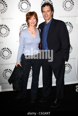 Sharon Lawrence and her husband Dr. Tom Apostle 27th Annual PaleyFest presents 'Modern Family' held at The Saban Theatre in Stock Photo