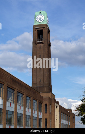 A view of the Gillette Building, Art Deco, Grade II listed structure on the Great West Road, Brentford, London, United Kingdom Stock Photo