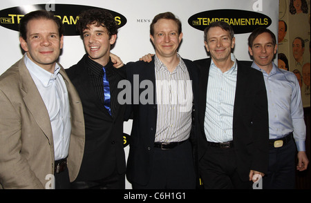 Thomas Jay Ryan, Michael Urie, Matthew Schneck, Arnie Burton, and Sam Breslin Wright Opening night after party for the Stock Photo