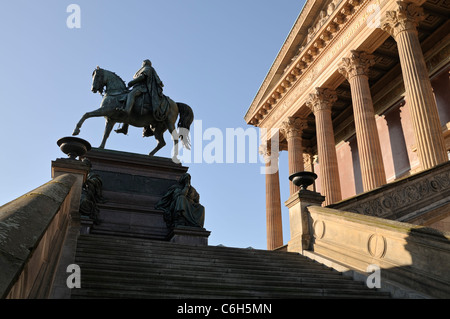 Columns with Blue Sky, Museum Island, Germany. Stock Photo