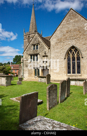 St Cyriac's church at Lacock in Wiltshire Stock Photo