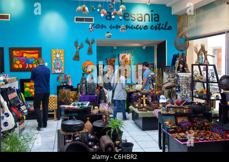 Artesania, souvenirs and El Salvadorian products shop in San Salvador, El Salvador Stock Photo