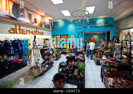 Artesania, souvenirs and El Salvadorian products shop in San Salvador, El Salvador Stock Photo