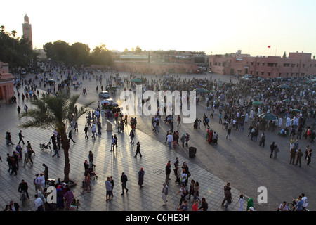 El Jemaa el fna sqare, Marrakesh Stock Photo