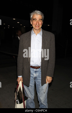 Sam Waterston The opening night of 'The Glass Menagerie' at the Laura Pels Theatre at the Harold and Miriam Steinberg Center Stock Photo