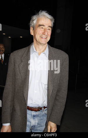 Sam Waterston The opening night of 'The Glass Menagerie' at the Laura Pels Theatre at the Harold and Miriam Steinberg Center Stock Photo