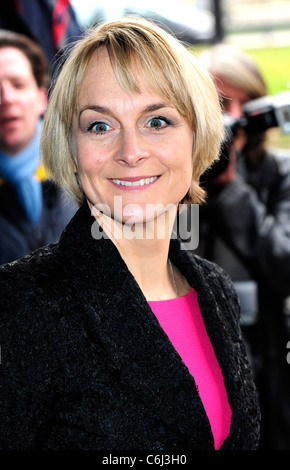 Louise Minchin The TRIC awards 2010 (Television and Radio Industries Club) held at the Grosvenor hotel - outside arrivals Stock Photo