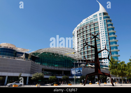 The Centro Vasco da Gama (Vasco da Gama Shopping Mall) at the Parque das Nacoes (Park of Nations) in Lisbon, Portugal. Stock Photo