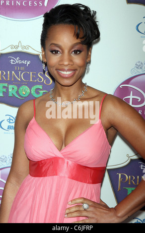 Anika Noni Rose attend the official induction of Princess Tiana into the Disney Princess Royal Court and release of 'The Stock Photo