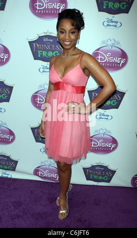 Anika Noni Rose attend the official induction of Princess Tiana into the Disney Princess Royal Court and release of 'The Stock Photo