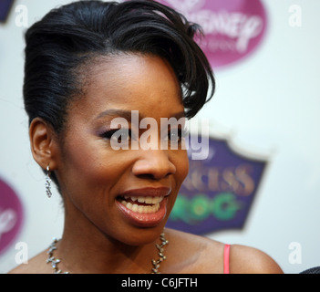 Anika Noni Rose attend the official induction of Princess Tiana into the Disney Princess Royal Court and release of 'The Stock Photo