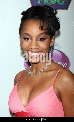 Anika Noni Rose attend the official induction of Princess Tiana into the Disney Princess Royal Court and release of 'The Stock Photo