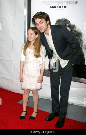 Ruby Jerins and Robert Pattinson New York premiere of 'Remember Me' at the Paris Theatre New York City, USA - 01.03.10 Stock Photo