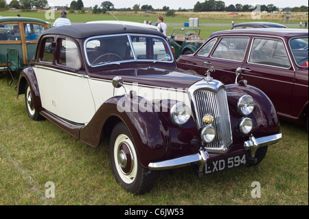 1950S Riley 2.5 RME classic car on show in UK 2011 Stock Photo