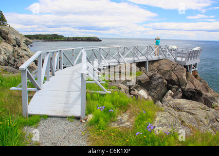 Liberty Point, Roosevelt Campobello International Park, Welshpool, Campobello Island, New Brunswick, Canada Stock Photo