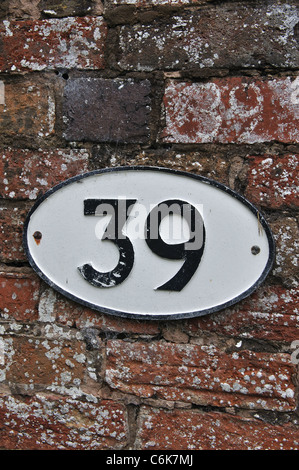 Number 39 Stock Photo