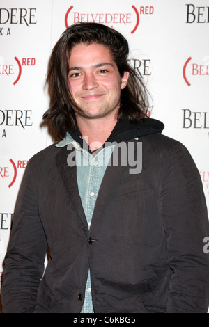 Thomas McDonell Belvedere Vodka Launch Party For (RED) Special Edition Bottle Held At Avalon Hollywood, California - 10.02.11 Stock Photo