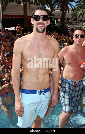 Michael Phelps Olympian Michael Phelps attends the Encore Beach Club 2011 season opening Las Vegas, Nevada - 16.04.11 Stock Photo