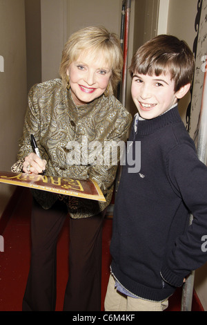 Florence Henderson visits the cast of the Encores! musical 'Fanny' held