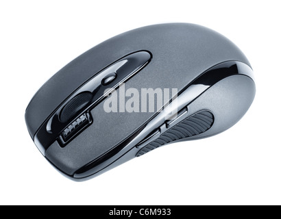 wireless computer mouse isolated on white background Stock Photo