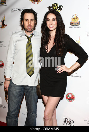 Adam Gaynor and Ashley Kirschner The Prive Group presents Summer Solstice 2010 at the Playboy Mansion to benefit the Rescue Stock Photo