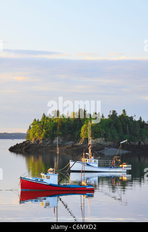 Harbor, Lubec, Maine, USA Stock Photo