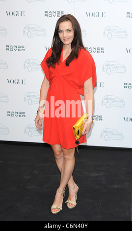 Victoria Pendleton Range Rover - 40th anniversary party held at The ...