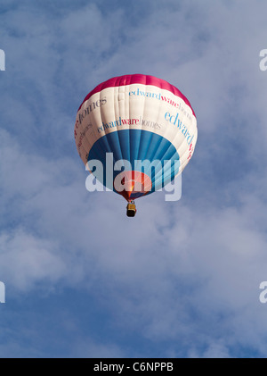dh Bristol Balloon Fiesta CLIFTON BRISTOL Sky Balloon festival flying hot air balloon in flight uk Stock Photo