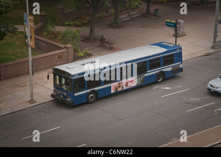 CT Transit bus is pictured in Hartford, Connecticut, Saturday August 6, 2011. Stock Photo